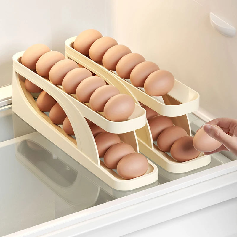 Automatic Rolling Egg Organizer