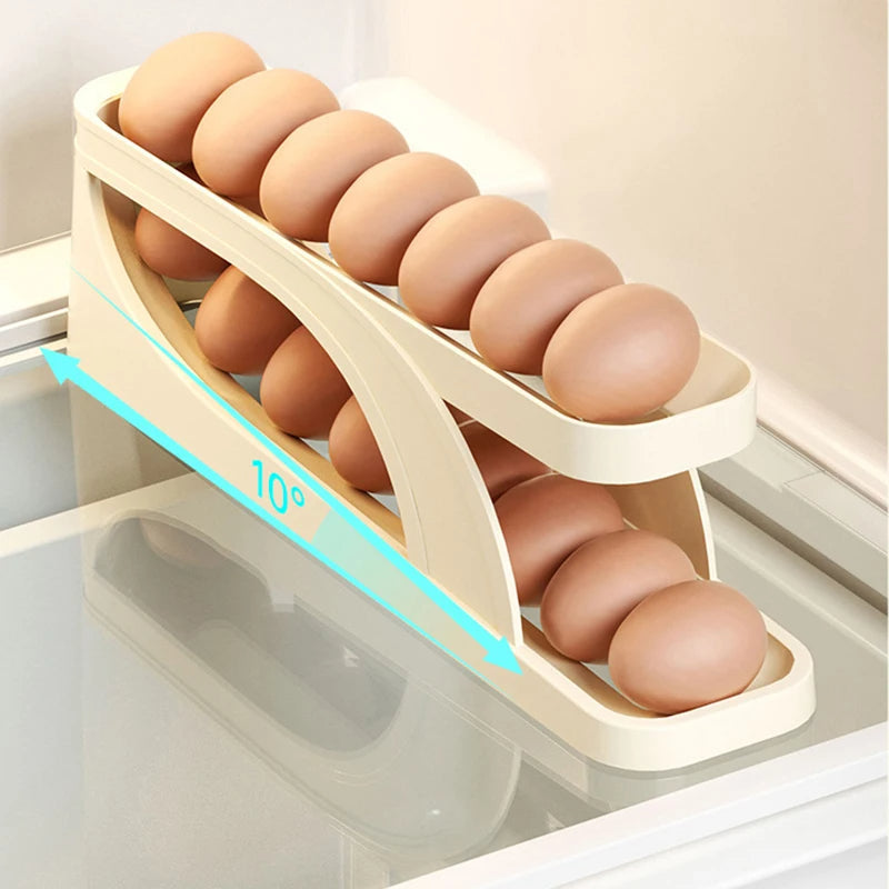 Automatic Rolling Egg Organizer