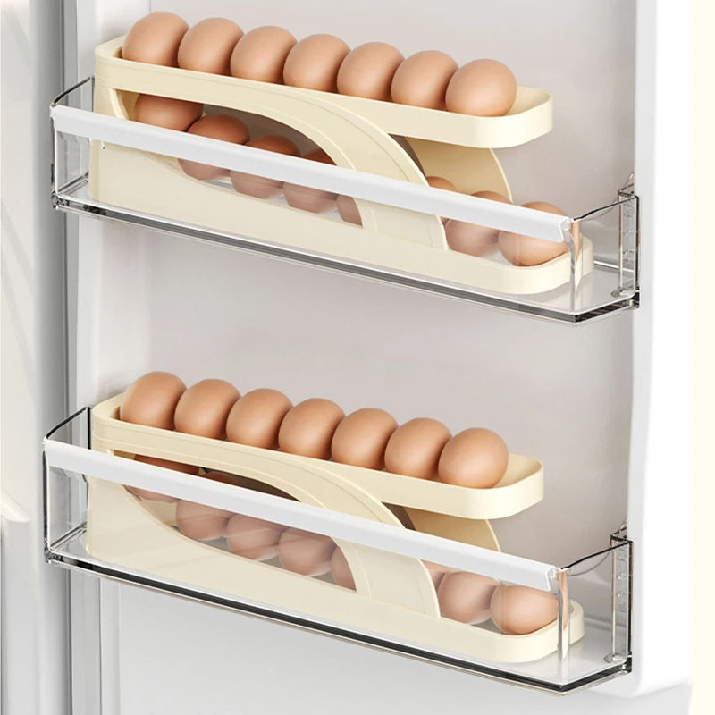 Automatic Rolling Egg Organizer