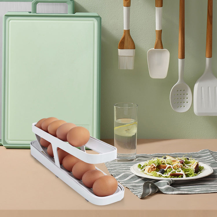 Automatic Rolling Egg Organizer